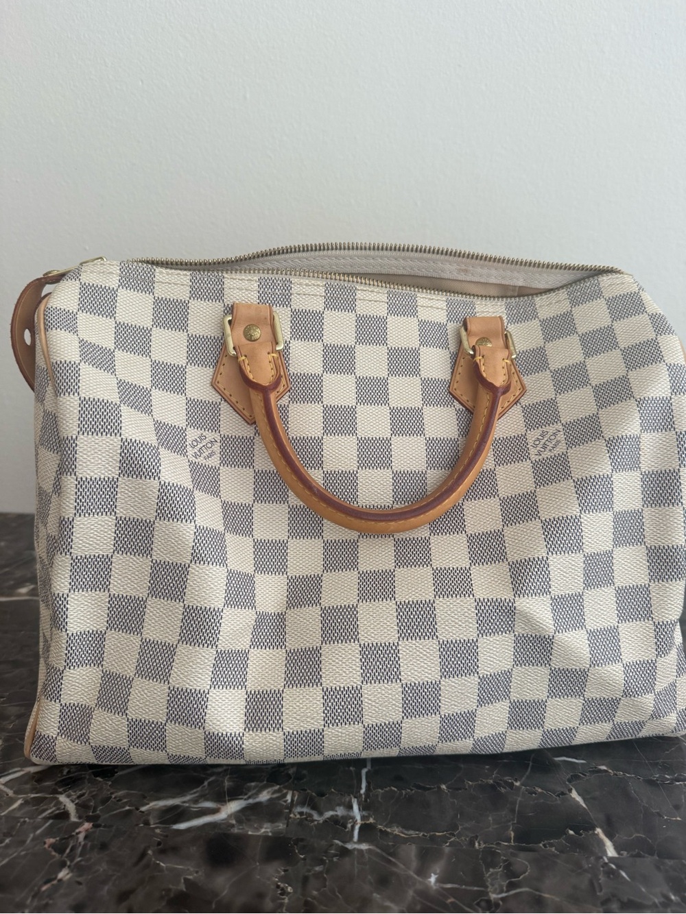 Louis Vuitton Speedy 30 Damier Azur